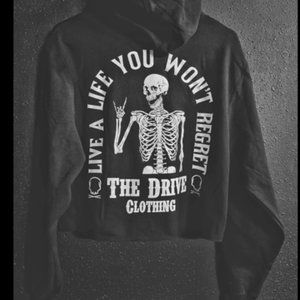 The Drive Clothing - Regret Crop Hoodie XL